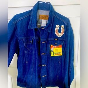 Authentic Wrangler Jean Jacket made for stage coach bands